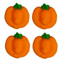 Edible Decorations Flat Mini Pumpkins 10 Count