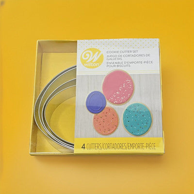 Easter Egg Cookie Cutter Set 4 Piece