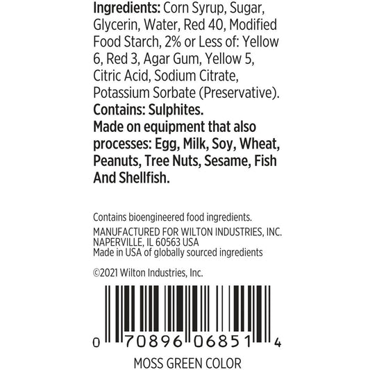 Icing Color Moss Green