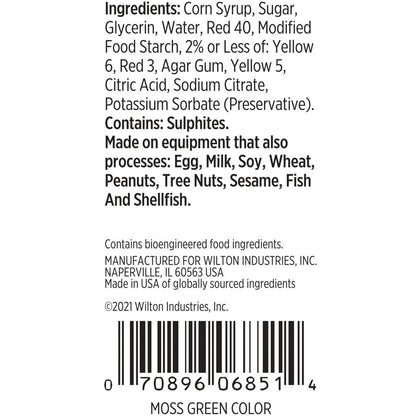 Icing Color Moss Green