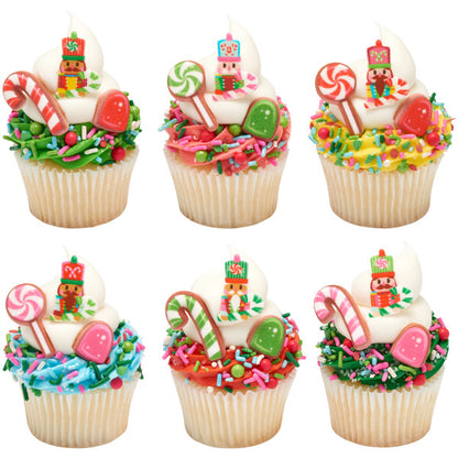 Edible Decorations Nutcracker Assortment 12 Count