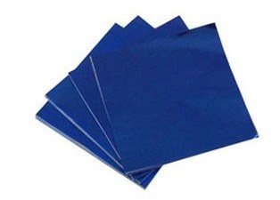 Foils 4in x 4in Dark Blue 125pk