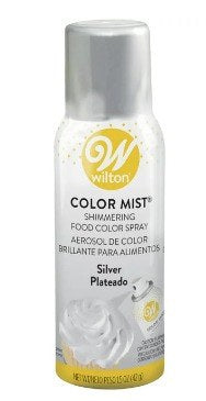 Silver Color Mist Food Color Spray