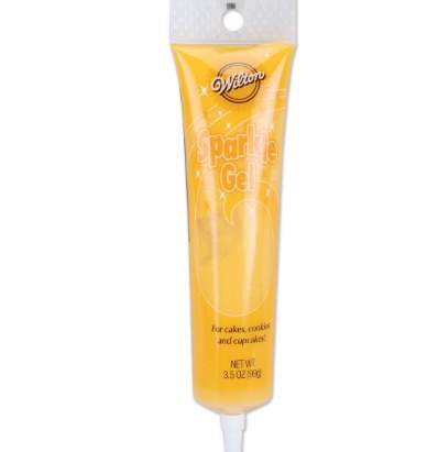 Yellow Sparkle Gel Icing