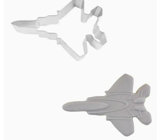 Fighter Jet Cookie Cutter 4.75in