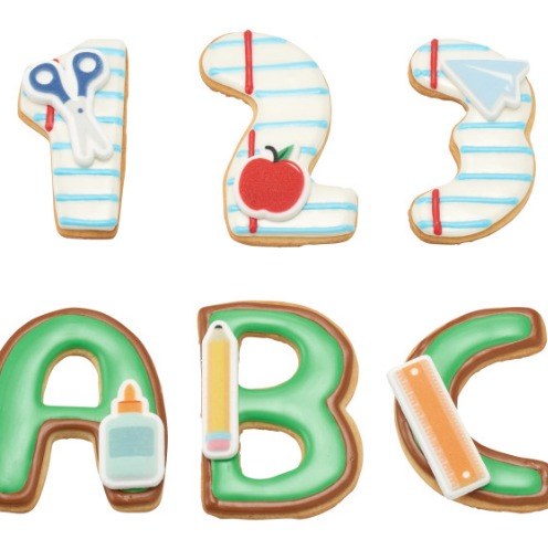 Edible Decorations School Rules Sugars 1.5in 6-Count
