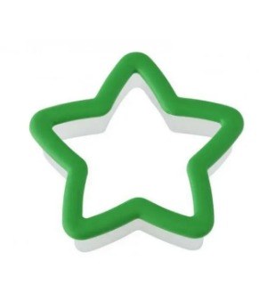 Green Grippy Star Cookie Cutter