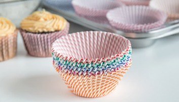 Cupcake Liners Standard Multi Swirl 100-Count
