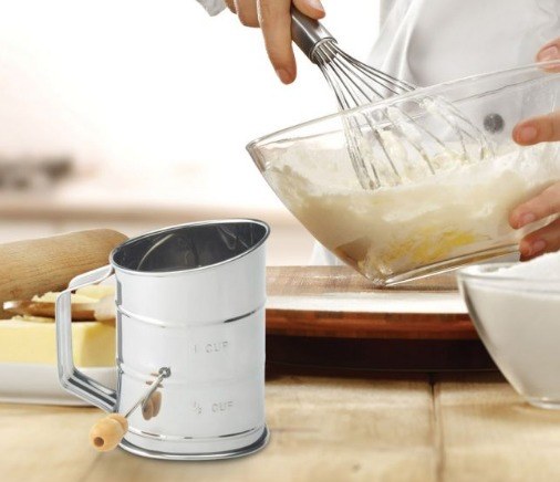 Stainless Steel Flour Sifter 1-cup