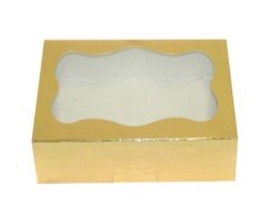 Gold Cookie Box 5ct