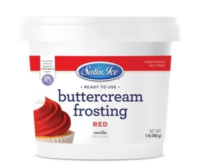 Satin Ice Red RTU Frosting