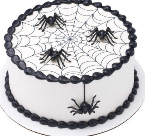 Small Spider Toppers 6pk