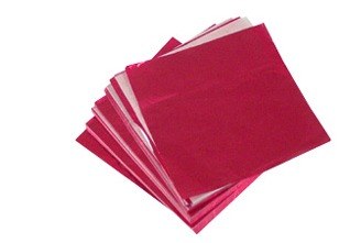 Foils 6in x 6in Red 125pk