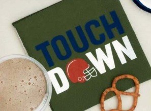 Football Touchdown Napkins