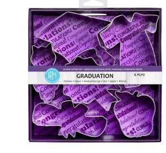 Graduation 6 Pc Cookie Cutter