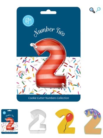 Number 2 Cookie Cutter