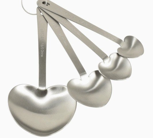 Heart Shaped Measuring Spoons