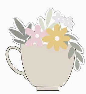 Floral Teacup Cookie Cutter