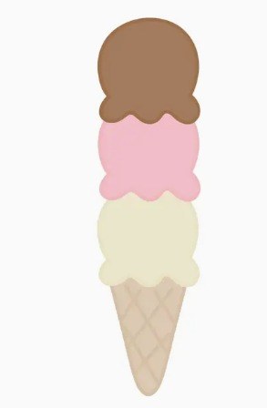 3 Scoop Cone Cookie Cutter
