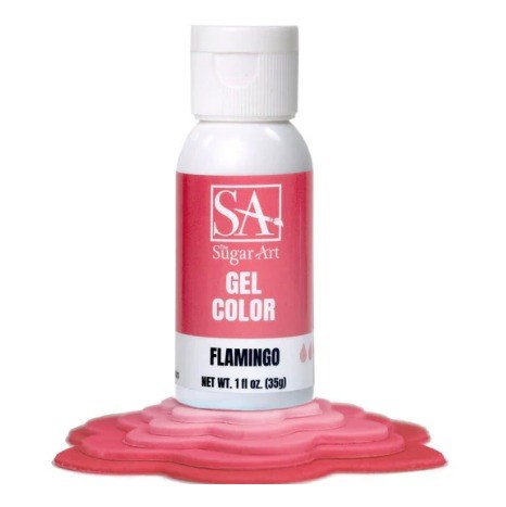 Sugar Art Gel Food Color Flamingo 1oz