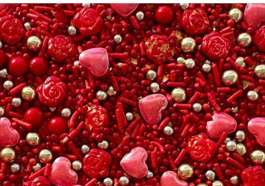 SWEETAPOLITA Roses Are Red Sprinkles 2oz