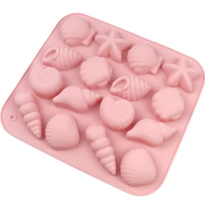 Sea Shell Silicone Chocolate Mold 16 Cavity
