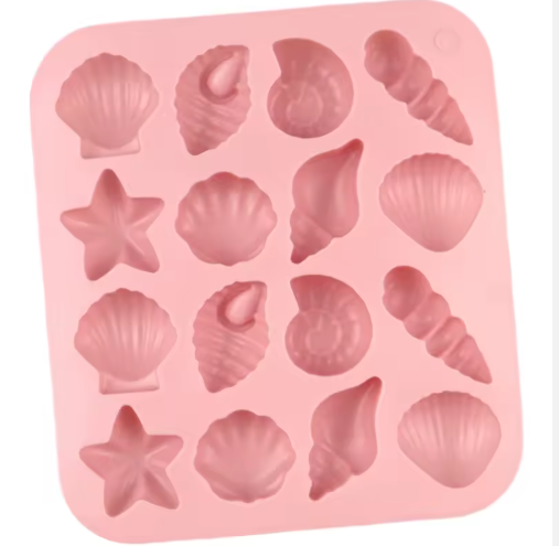 Sea Shell Silicone Chocolate Mold 16 Cavity