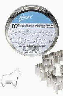 Animal Mini Cookie Cutter Set 10pc