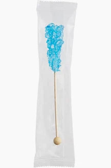 Blue Rock Candy Sticks