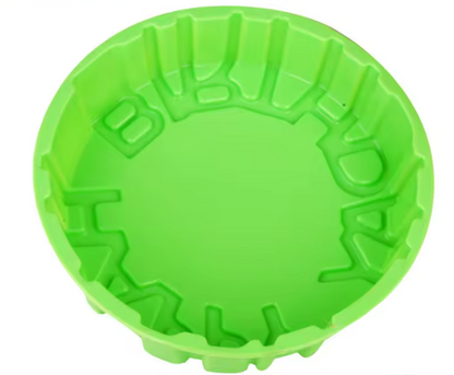 Happy Birthday Round Cake Baking Pan