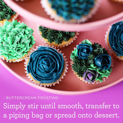 Buttercream Frosting Black Vanilla 1 Lb