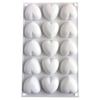 Heart Silicone Chocolate & Dessert Mold