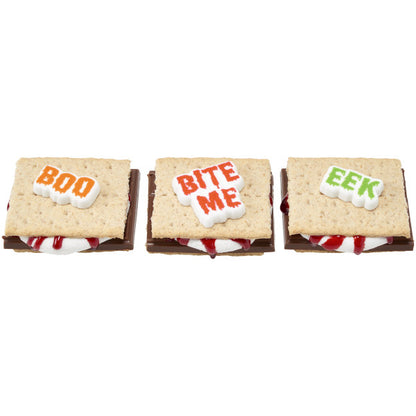 Edible Decorations Halloween Fright 1.5in 3-Count