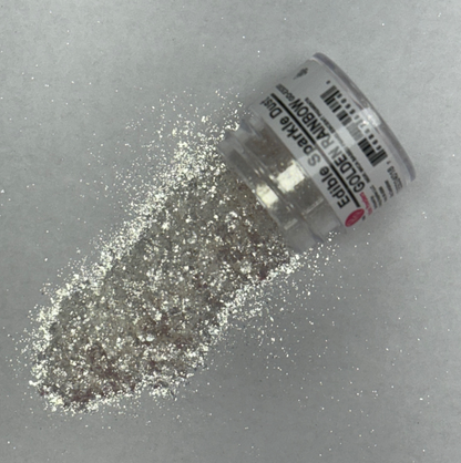 Edible Sparkle Glitter Golden Rainbow .25 Oz