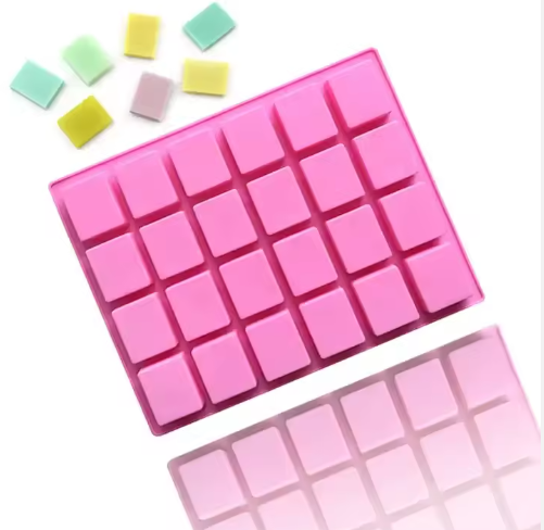 Square Bite-Size Silicone Candy Mold