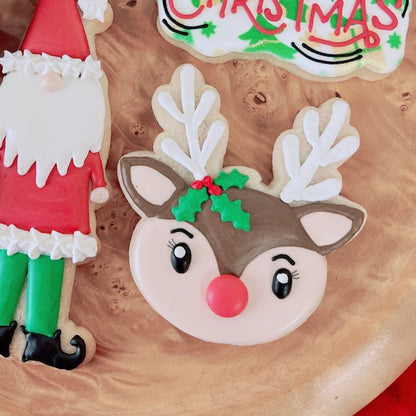 Reindeer Face Cookie Cutter 4in
