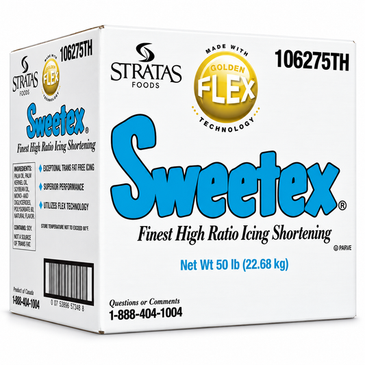 Sweetex Golden Flex High-Ratio Icing Shortening – 50 lb Bulk