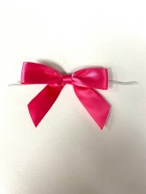 Sm Hot Pink Bow 10 Pk