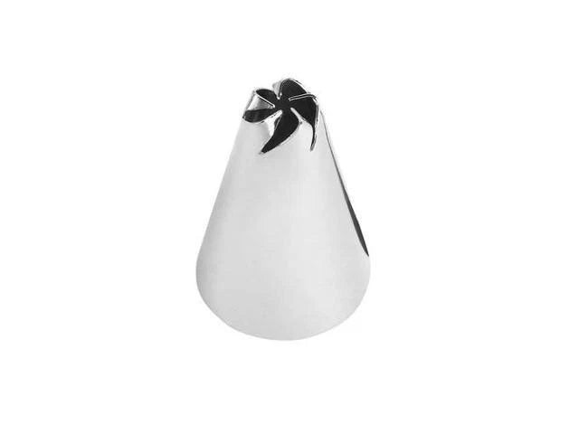 5-Petal Flowers & Swirled Drop Flowers Piping Tip - Bakery Crafts #106 Drop Flower - Stainless Steel Cake Decorating Tip