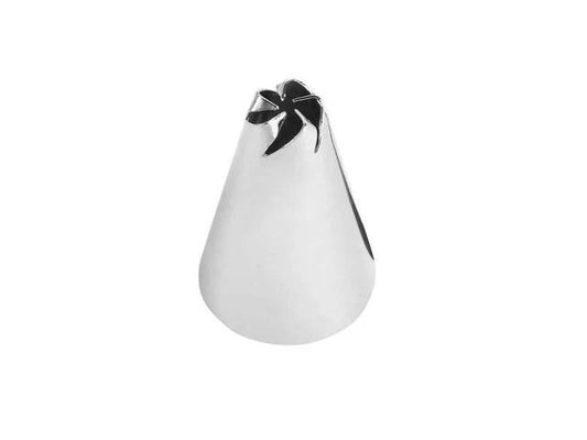 5-Petal Flowers & Swirled Drop Flowers Piping Tip - Bakery Crafts #106 Drop Flower - Stainless Steel Cake Decorating Tip