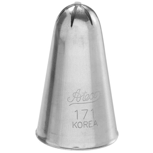 One-Squeeze 6-Petal Flowers & Swirled Flowers Piping Tip – Ateco #171