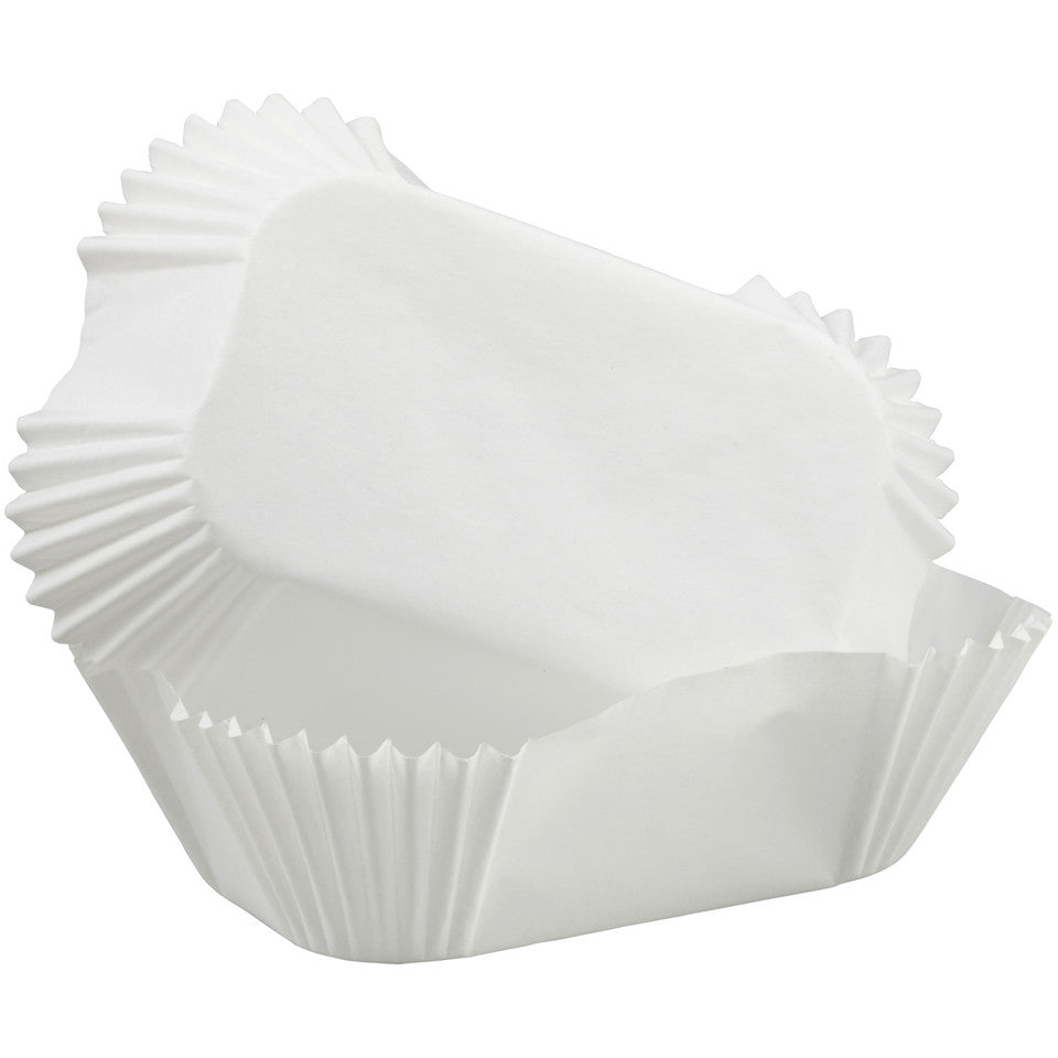 Petite Loaf Liners White 50-Count