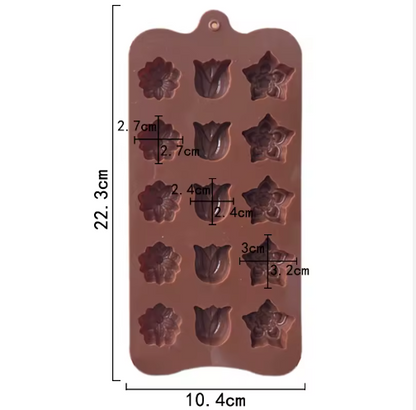 Tulip Flower Chocolate Silicone Mold