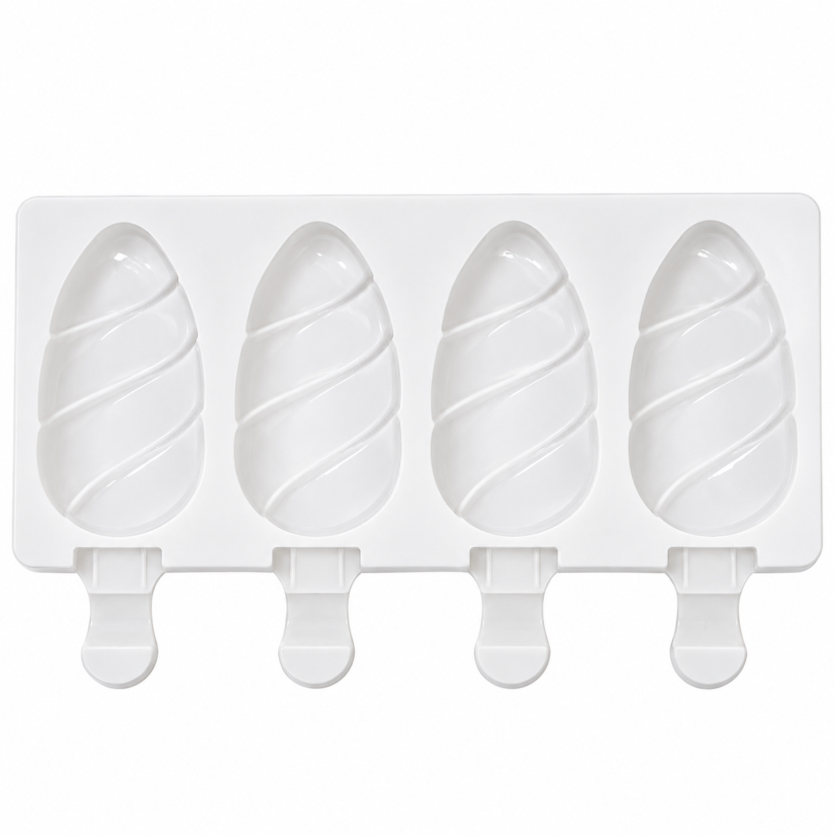 Swirl Cakesicle Silicone Mold – 4 Cavity