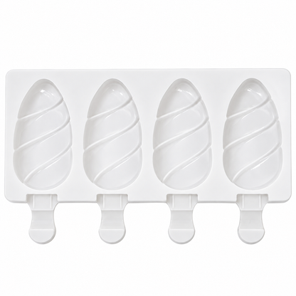 Swirl Cakesicle Silicone Mold – 4 Cavity