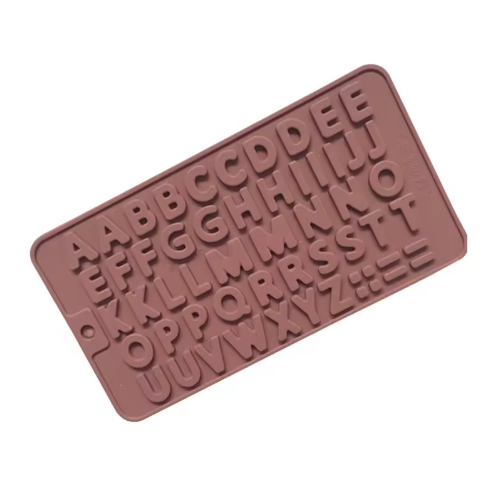 Uppercase Letter Silicone Mold for Fondant, Chocolate