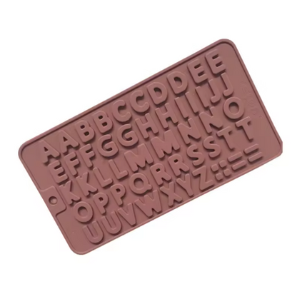 Uppercase Letter Silicone Mold for Fondant, Chocolate
