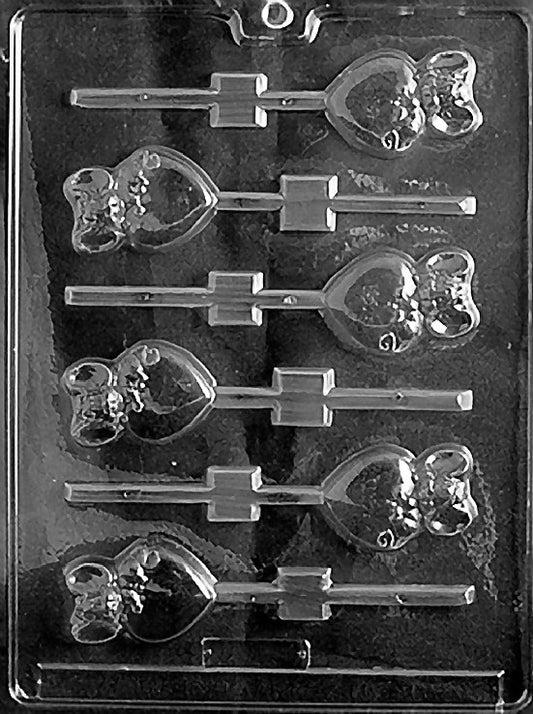 Life of the Party Mouse On Heart Lolly