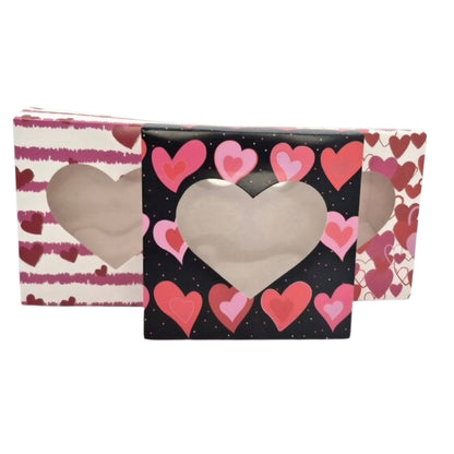 Valentines Treat Box 5 X 5  Assorted 4 Count