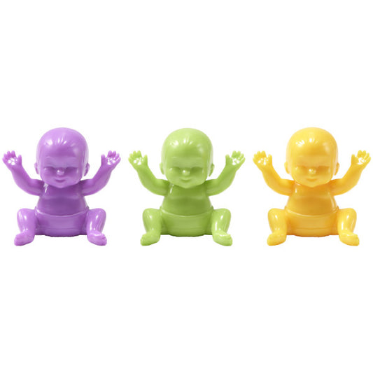 King Cake Baby Figurine – Assorted Color (Random Pick)